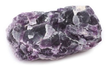 Florit beyaz üzerine izole edilmiş (CaF2)