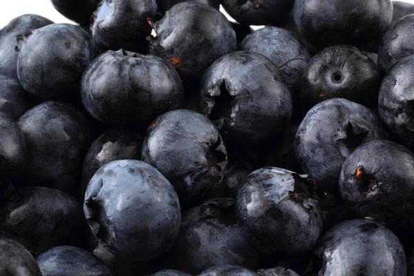 Close Organic Fresh Blueberries — Stock Photo, Image