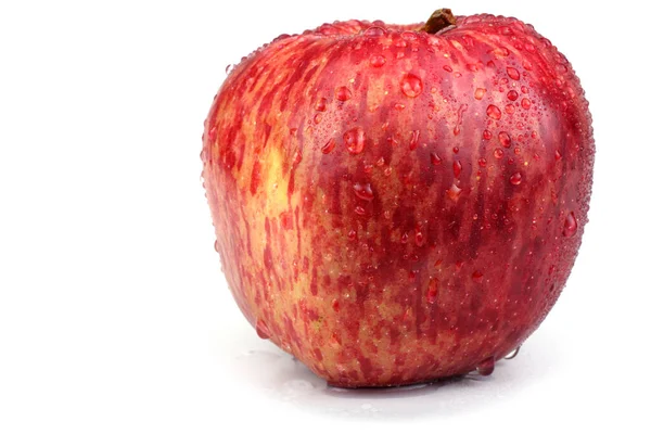 Zbliżenie Świeżych Dojrzałych Jabłek — Zdjęcie stockowe