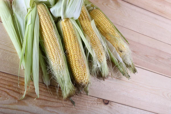 Corn Table Country Style — Stock Photo, Image