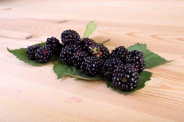 Close Fresh Blackberries Harvest — Stock Photo, Image