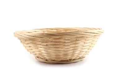 Hasır plaka beyaza izole edildi