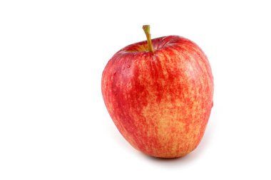Elma beyaz üzerine izole