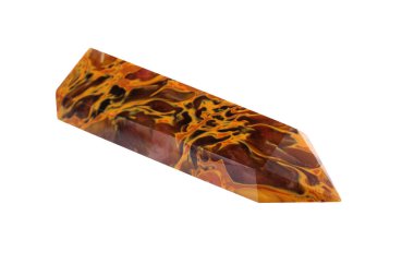 Beyaz üzerine izole yangın kuvars