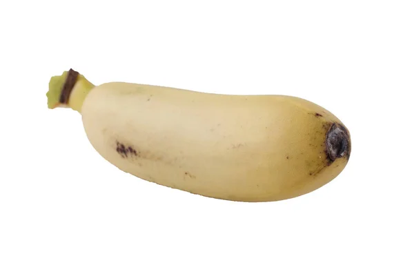 Желтые Бананы Белом Фоне — стоковое фото