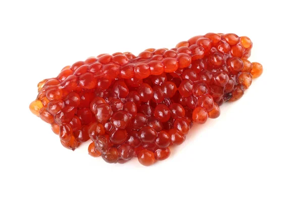Röd Kaviar Isolerad Vit Bakgrund — Stockfoto
