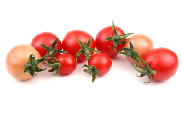 Tomates Frescos Aislados Sobre Fondo Blanco —  Fotos de Stock