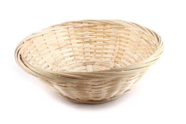 Hasır plaka beyaza izole edildi