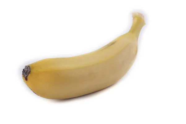 Banana Isolada Sobre Fundo Branco — Fotografia de Stock