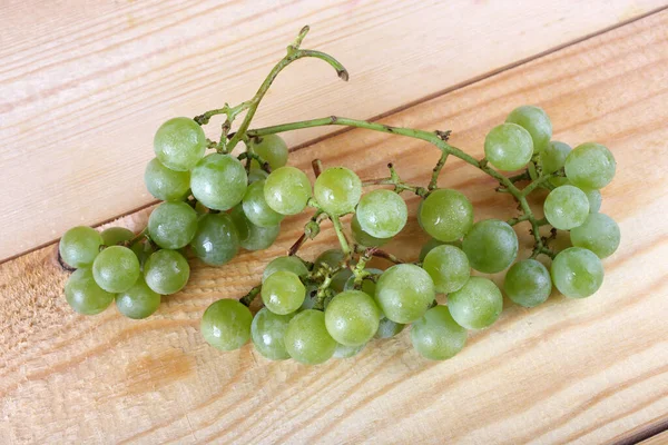 Uva Vinho Verde Mesa Para Vinho Branco — Fotografia de Stock