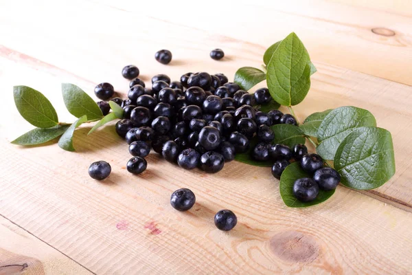 Close Organic Fresh Blueberries — Stock Photo, Image