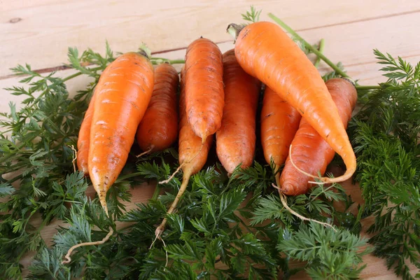 Carrots Table Country Style — Stock Photo, Image