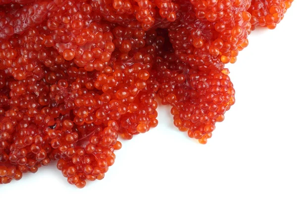 Caviar Rojo Aislado Blanco —  Fotos de Stock