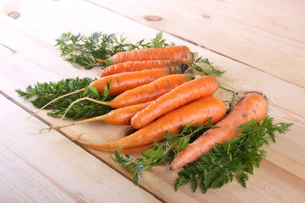 Морковь Столе Кантри Стиль — стоковое фото