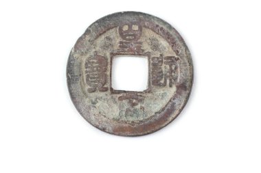 Eski Çin parası. Feng shui maskotu