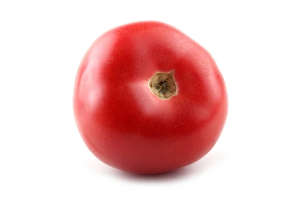 白色背景的成熟番茄 — 图库照片
