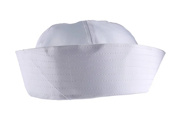 Cappello Marinaio Isolato Bianco — Foto Stock