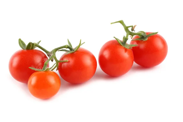 Pomodori Freschi Isolati Fondo Bianco — Foto Stock