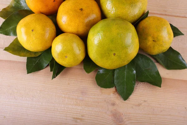 Close Mandarins Harvest — Stock Photo, Image