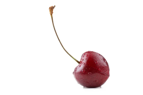 Cerezas Aisladas Sobre Fondo Blanco — Foto de Stock