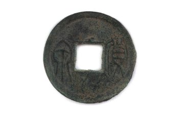 Eski Çin parası. Feng shui maskotu