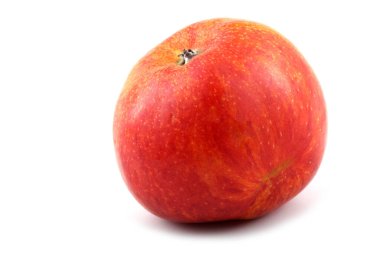 Elma beyaz üzerine izole