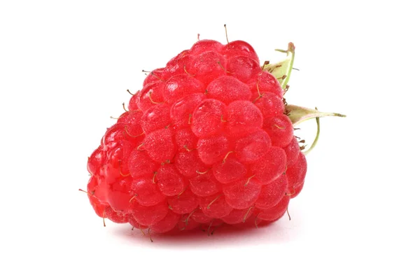 Ripe Raspberries Isolated White Background — Stock Photo, Image