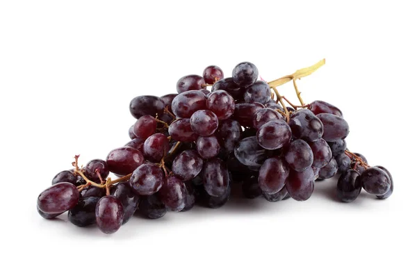 Black Grape Isolated White — Stock Photo, Image