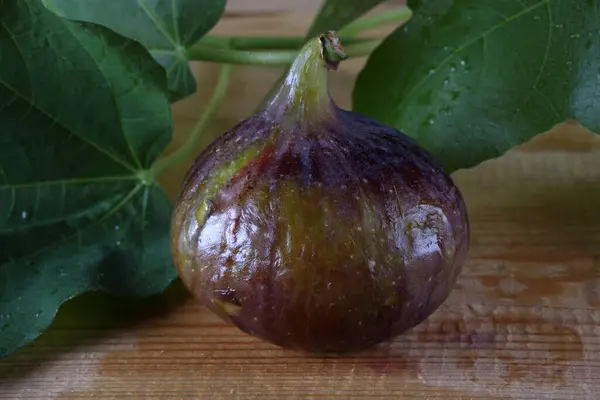 Figs Table Country Style — Stock Photo, Image