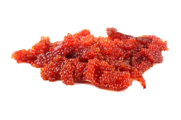 Red Caviar Isolated White — Stock Photo, Image