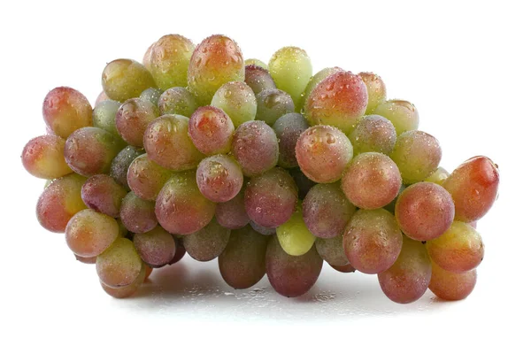 Bicolor Grape Isolated White — Stock Photo, Image