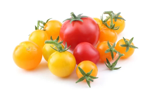 Tomates Frescos Aislados Sobre Fondo Blanco —  Fotos de Stock