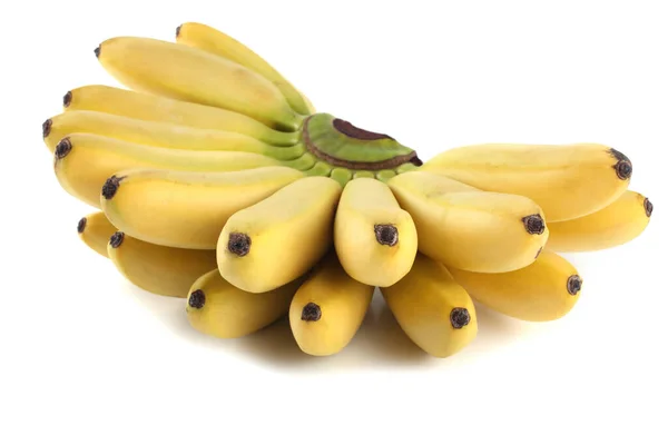 Bananes Isolées Sur Fond Blanc — Photo