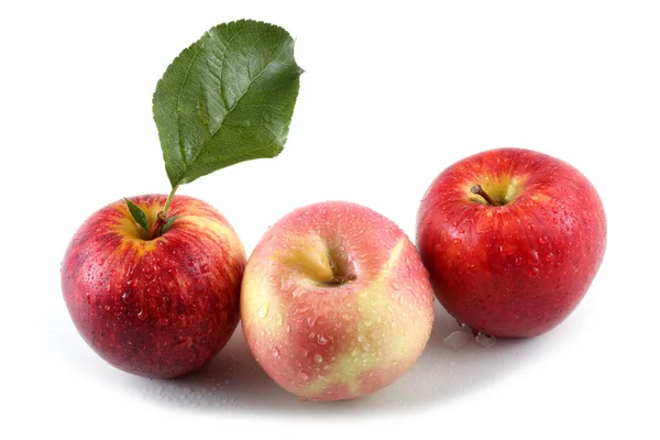 Close Fresh Ripe Apples Stock Image