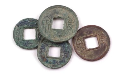 Eski Çin paraları. Feng shui maskotu