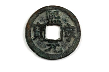 Eski Çin parası. Feng shui maskotu