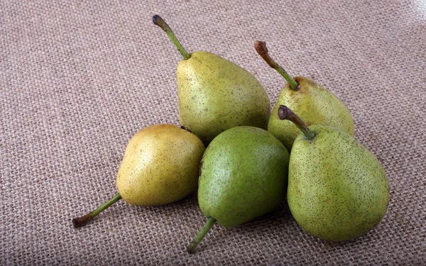 Close Fresh Ripe Pears — Stock Photo, Image