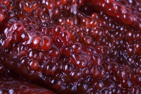 Fresh Red Caviar Background — Stock Photo, Image