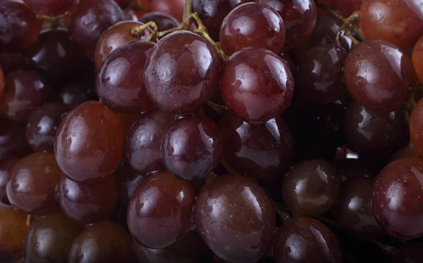 Close Black Grapes — Stock Photo, Image