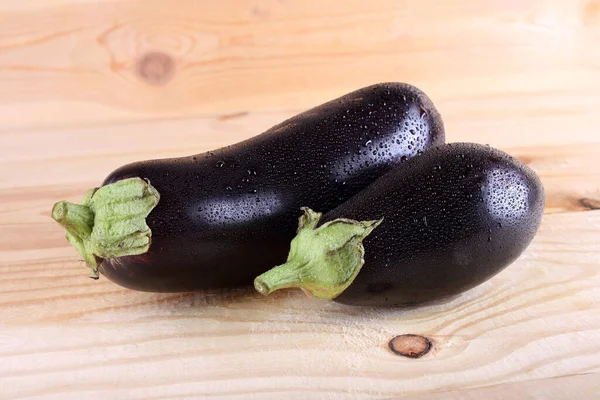 Auberginer Bordet Landsstil — Stockfoto