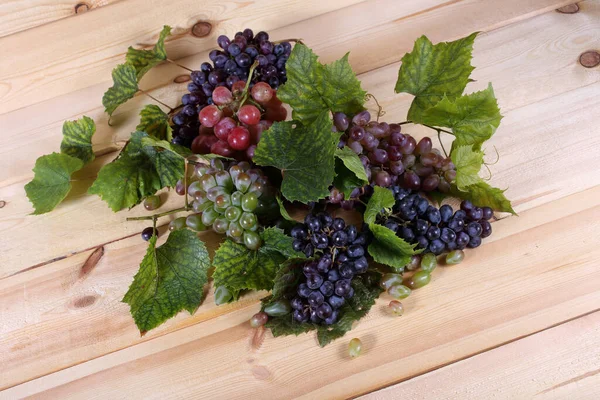 Different Color Grape Table — Stock Photo, Image