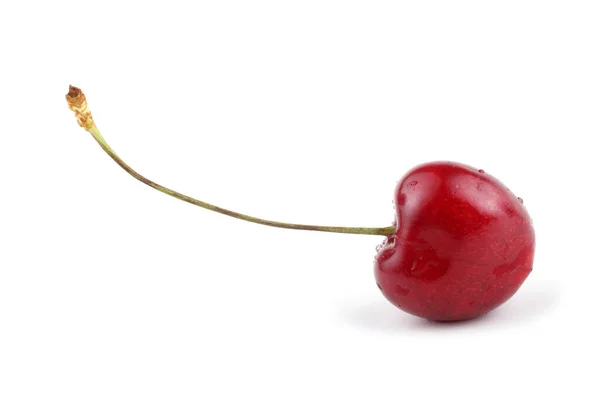 Cerezas Aisladas Sobre Fondo Blanco — Foto de Stock