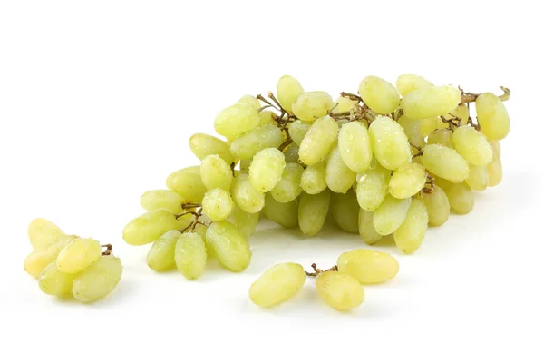 Uvas Maduras Aisladas Sobre Fondo Blanco — Foto de Stock