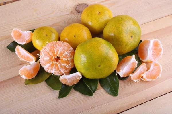 Close Mandarins Harvest — Stock Photo, Image