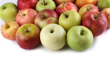 Fuji, gala, nene demircisi ve braeburn elmaları