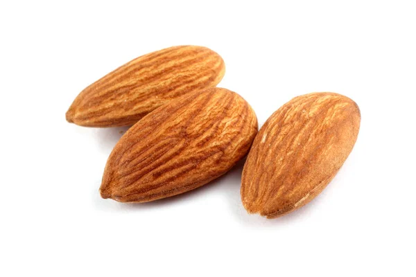 Gros Plan Amandes Fraîches Saines — Photo