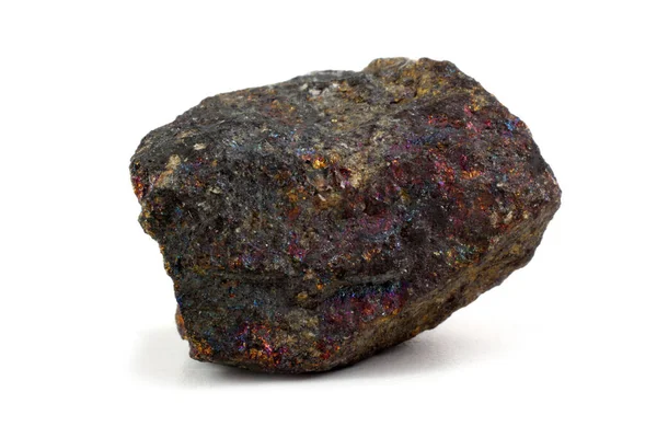 Naturlig Mineral Sten Vit Bakgrund — Stockfoto