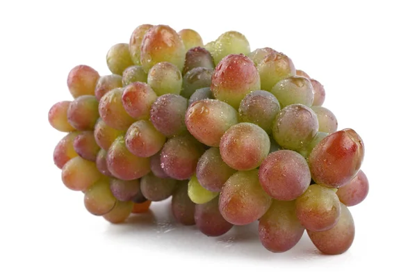 Bicolor Grape Isolated White — Stock Photo, Image