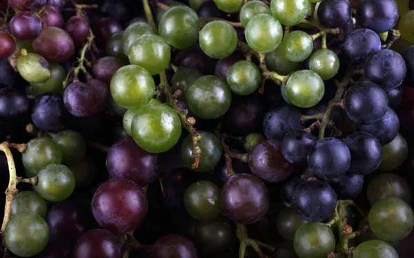 Raisin Sur Table Style Champêtre — Photo