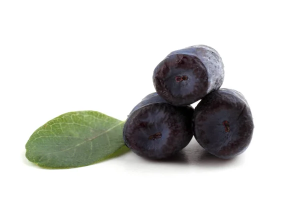 Honeyberry Isolato Bianco — Foto Stock